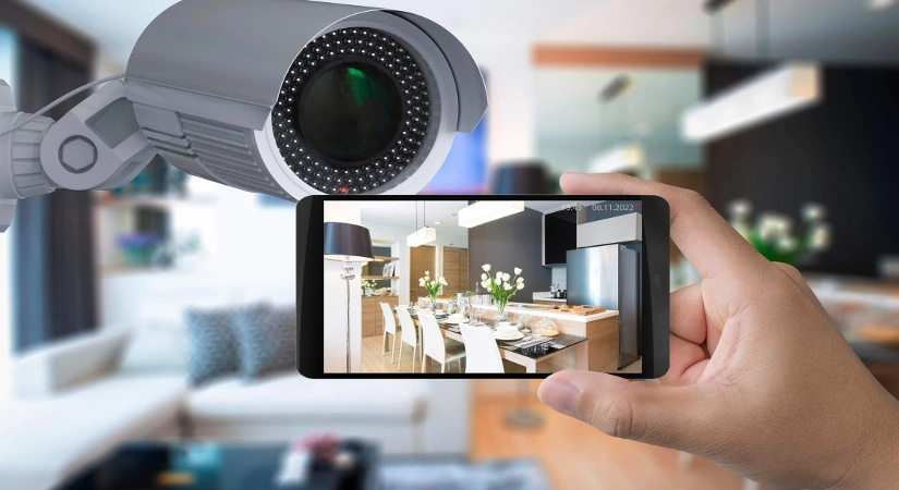 CCTV camera for home with mobile connectivity